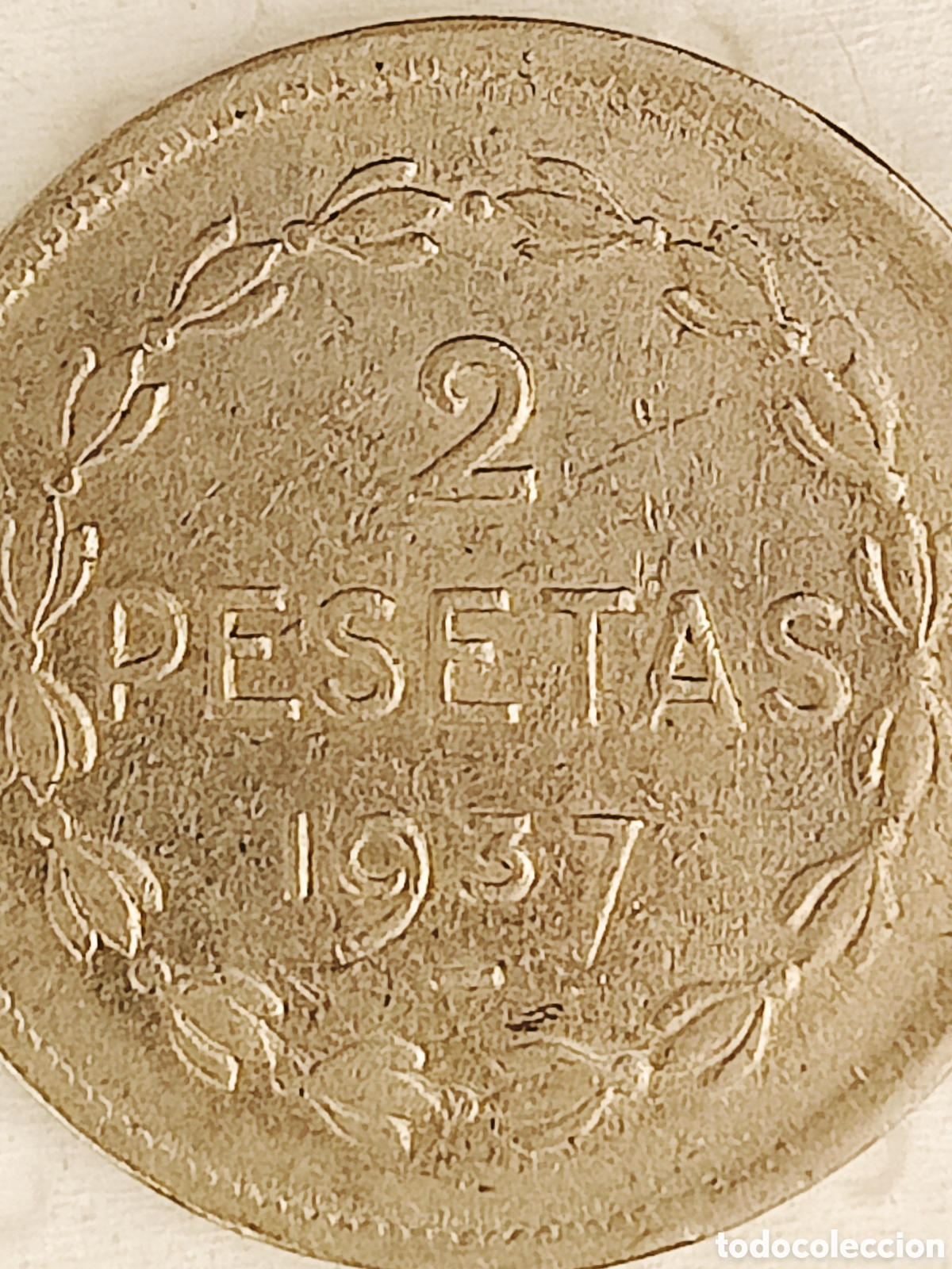 Monedas con errores: Moneda Espa&ntilde;a (Euzkadi-1937) Gran error - Foto 14