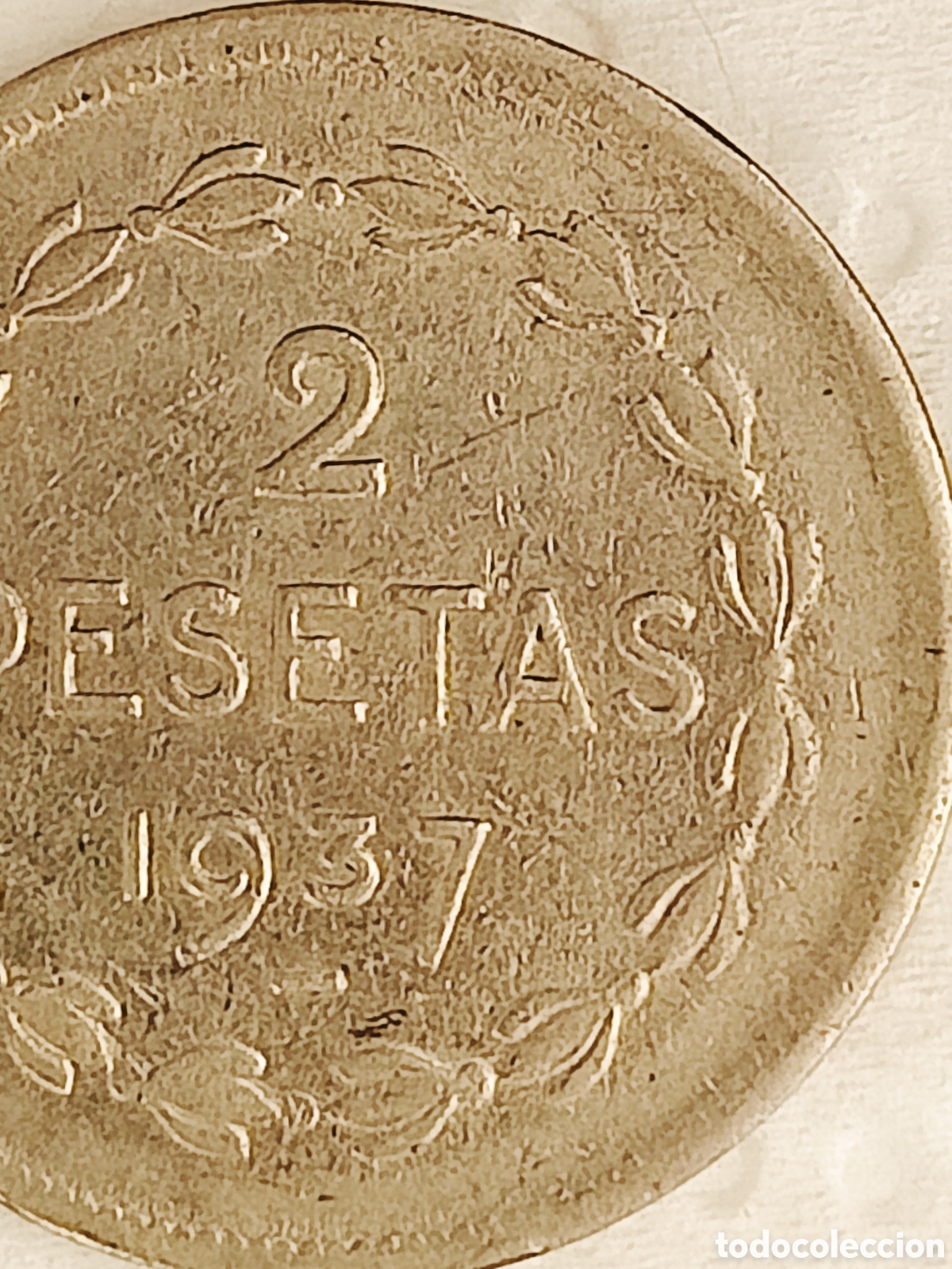 Monedas con errores: Moneda Espa&ntilde;a (Euzkadi-1937) Gran error - Foto 16