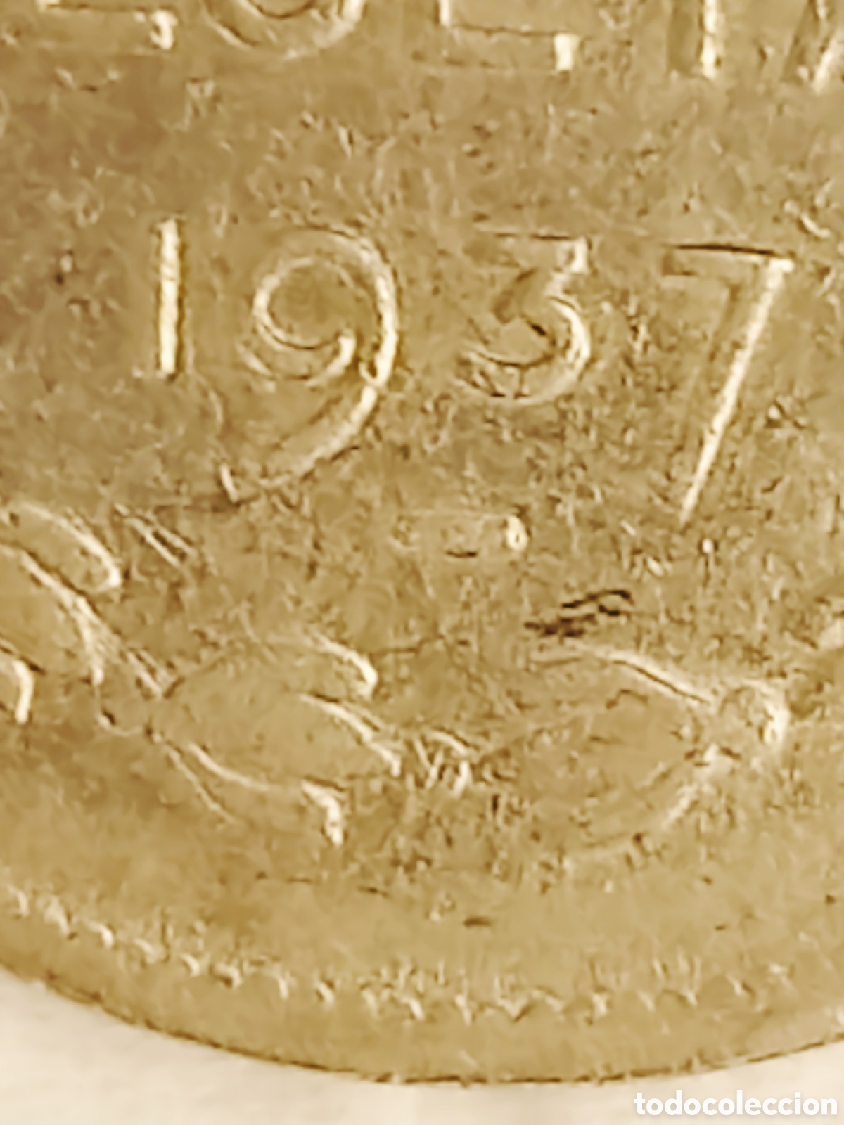 Monedas con errores: Moneda Espa&ntilde;a (Euzkadi-1937) Gran error - Foto 18