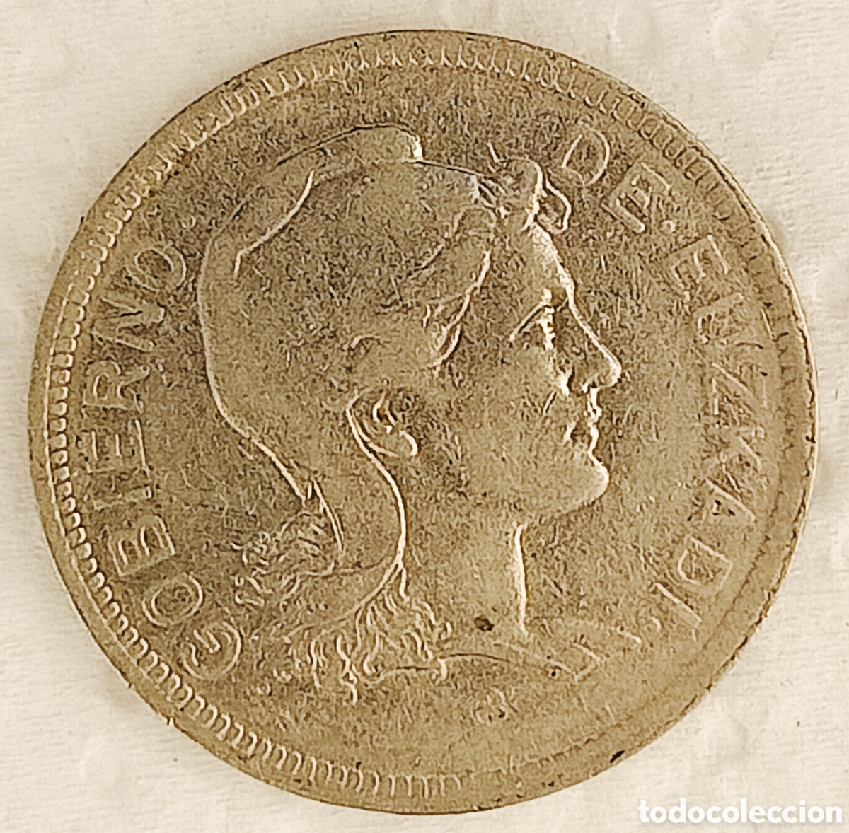 Monedas con errores: Moneda Espa&ntilde;a (Euzkadi-1937) Gran error - Foto 1