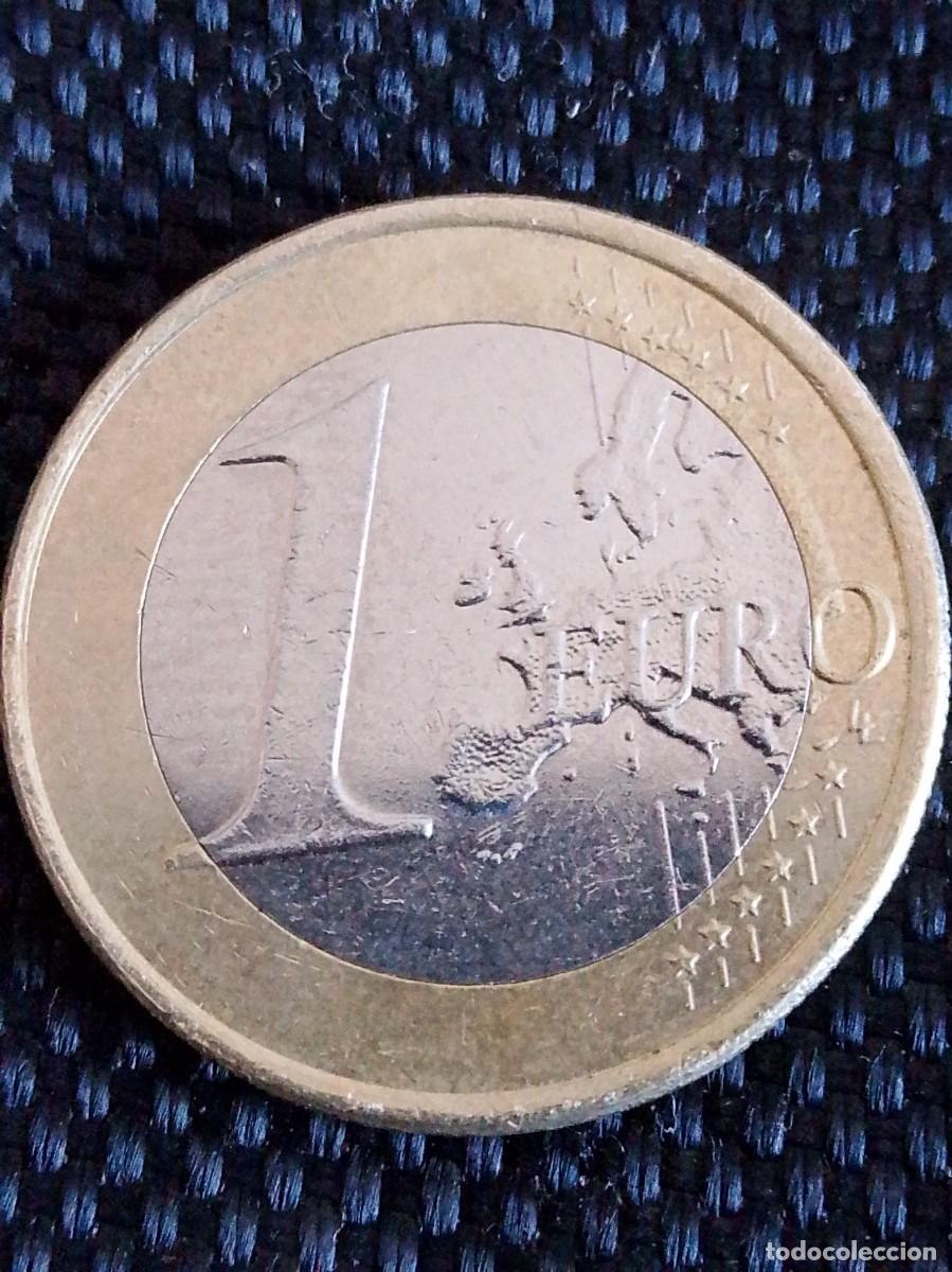 Monedas con errores: moneda 1 euro Espa&ntilde;a 2024 error - Foto 4
