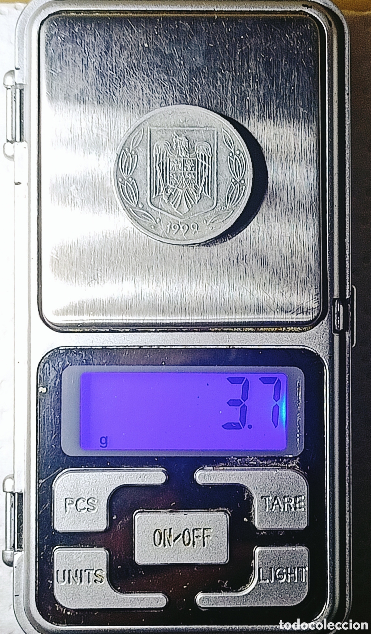 Monedas con errores: Moneda Ruman&iacute;a (1999) Ensayo Numism&aacute;tico - Foto 4