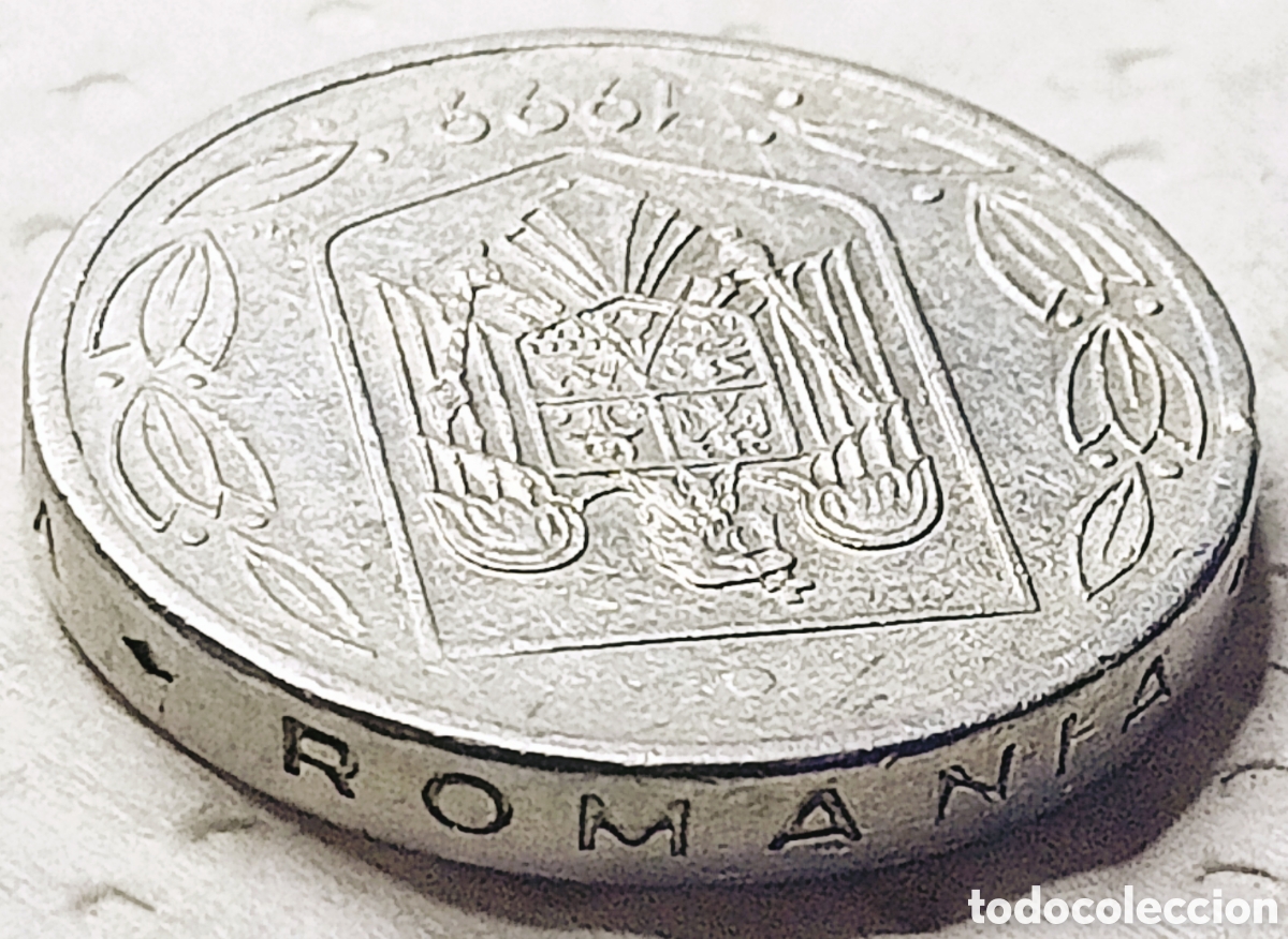 Monedas con errores: Moneda Ruman&iacute;a (1999) Ensayo Numism&aacute;tico - Foto 14