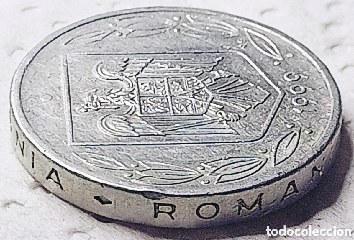 Monedas con errores: Moneda Ruman&iacute;a (1999) Ensayo Numism&aacute;tico - Foto 16