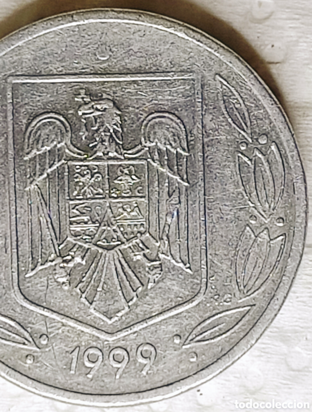 Monedas con errores: Moneda Ruman&iacute;a (1999) Ensayo Numism&aacute;tico - Foto 30