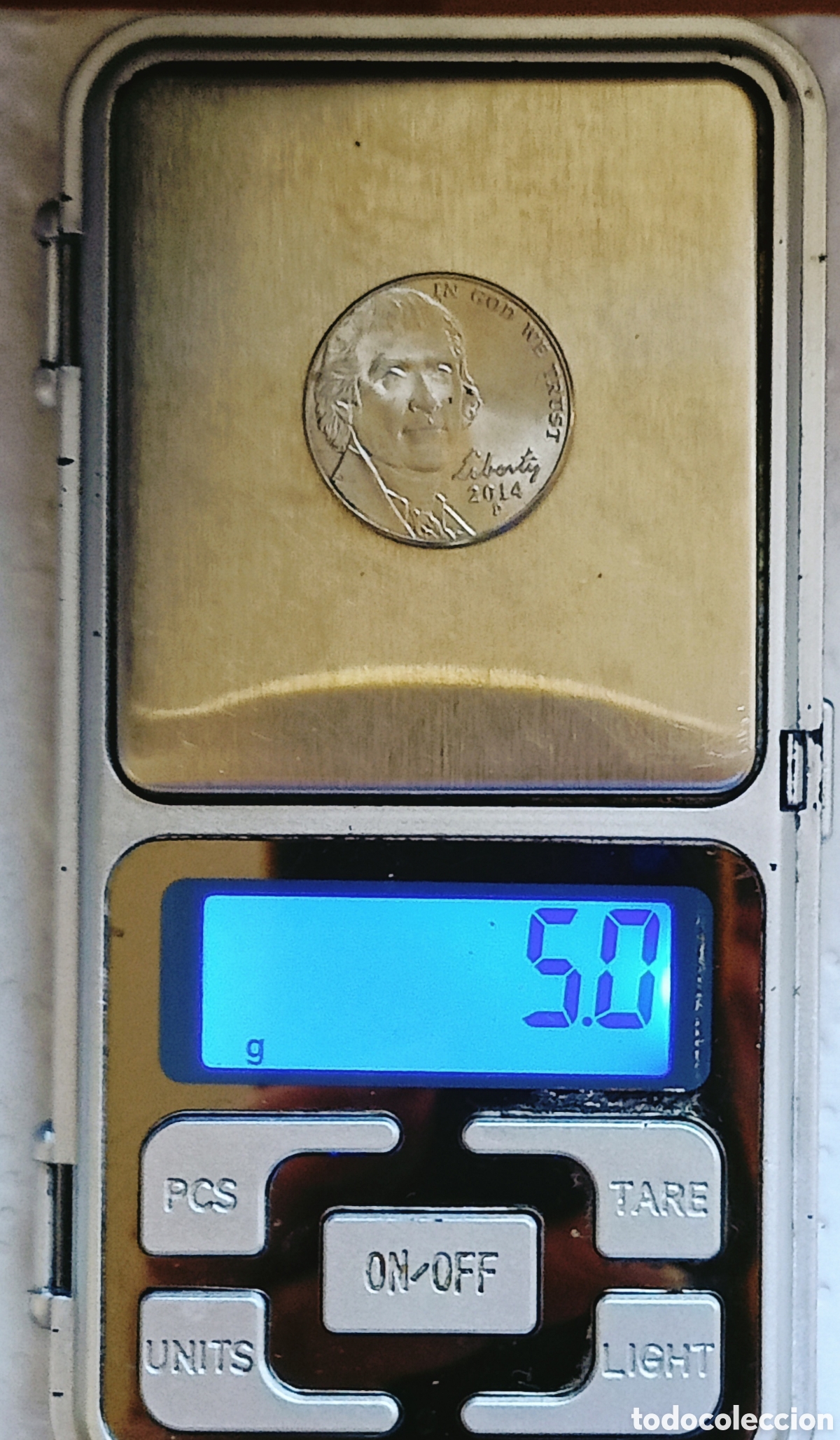 Monedas con errores: Moneda USA (2014*P) Cospel At&iacute;pico - Foto 6