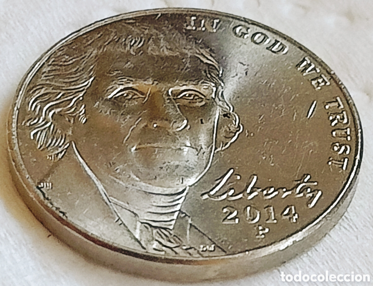 Monedas con errores: Moneda USA (2014*P) Cospel At&iacute;pico - Foto 24