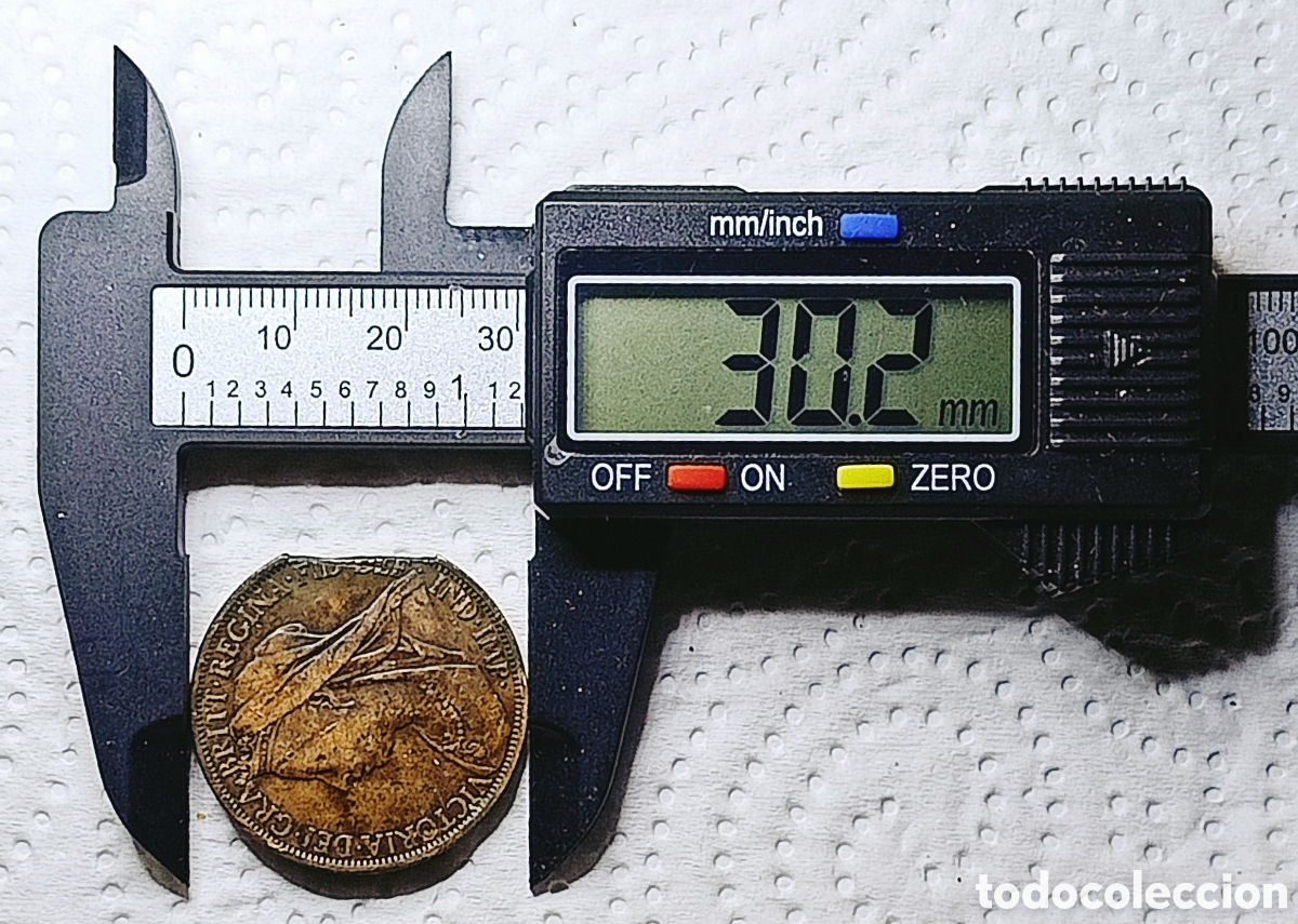 Monedas con errores: Moneda R.Unido (1898) Error M&uacute;ltiple - Foto 6