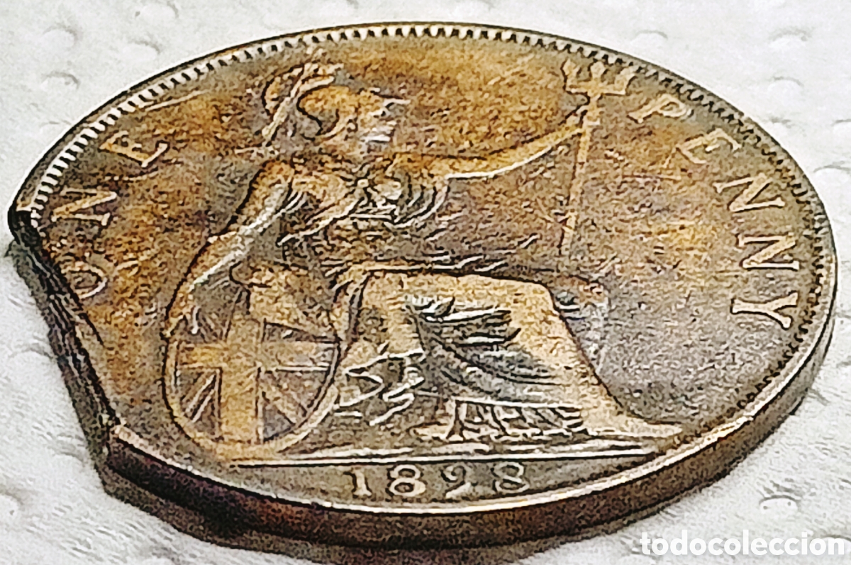 Monedas con errores: Moneda R.Unido (1898) Error M&uacute;ltiple - Foto 17