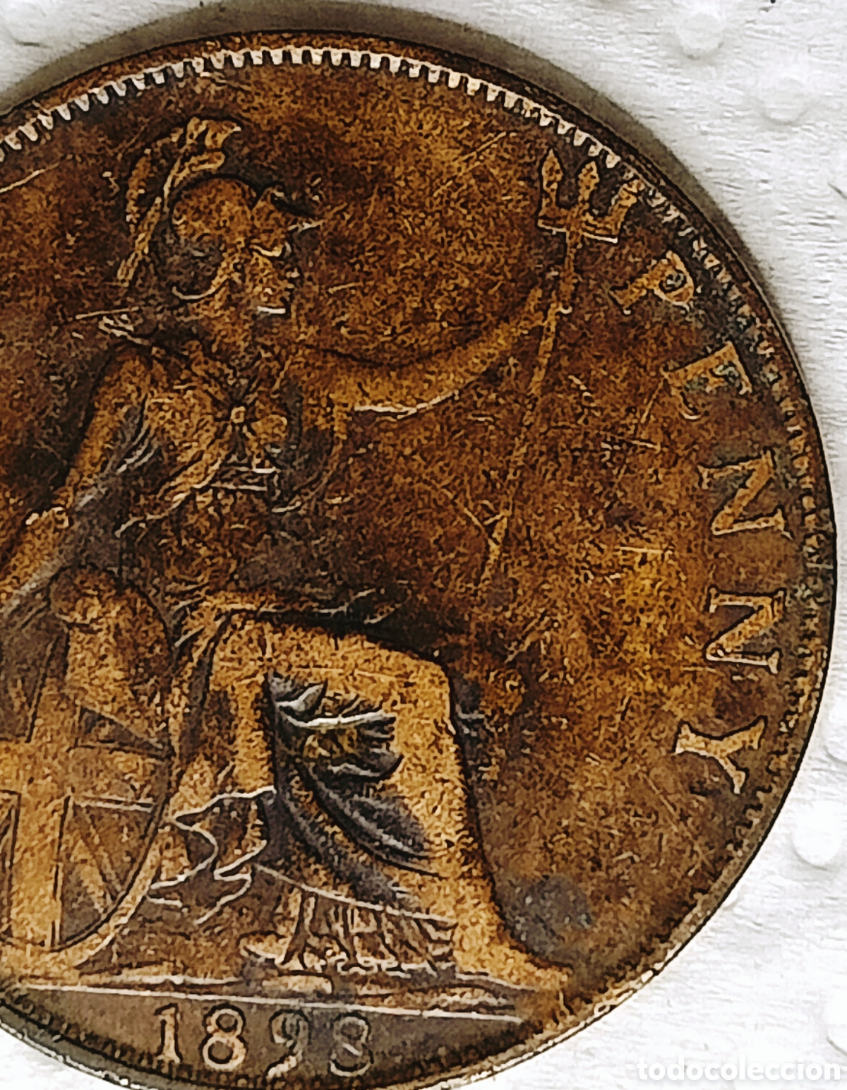 Monedas con errores: Moneda R.Unido (1898) Error M&uacute;ltiple - Foto 28