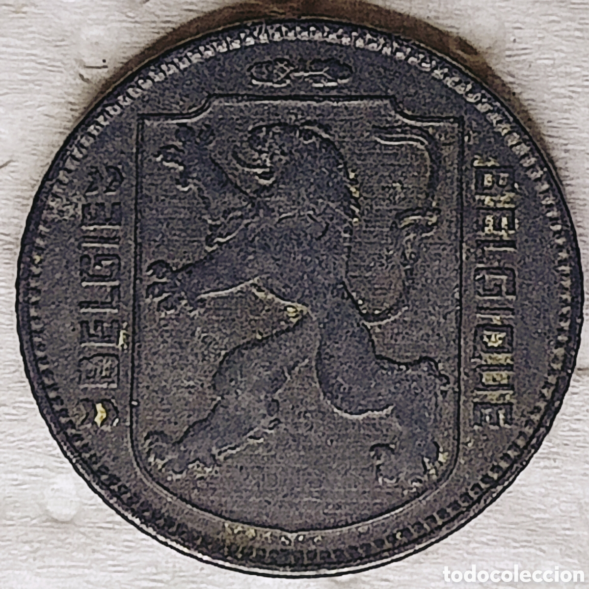Monedas con errores: Moneda B&eacute;lgica (1943) RAR&Iacute;SIMO - Foto 2