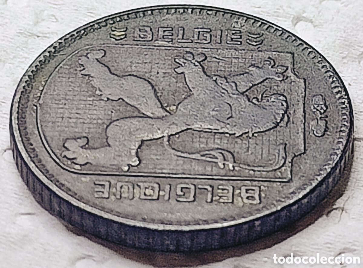 Monedas con errores: Moneda B&eacute;lgica (1943) RAR&Iacute;SIMO - Foto 15