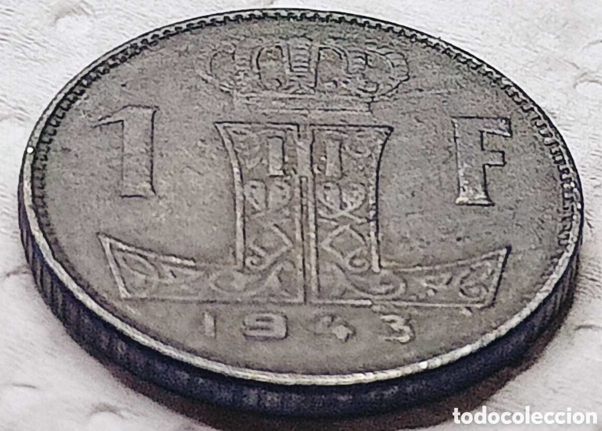 Monedas con errores: Moneda B&eacute;lgica (1943) RAR&Iacute;SIMO - Foto 16