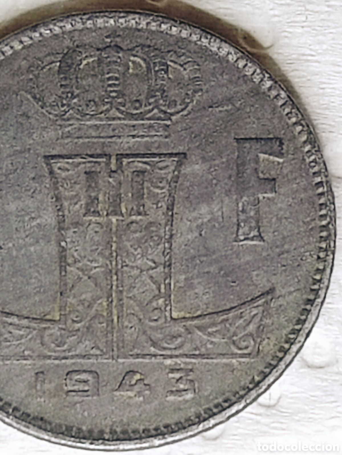 Monedas con errores: Moneda B&eacute;lgica (1943) RAR&Iacute;SIMO - Foto 28