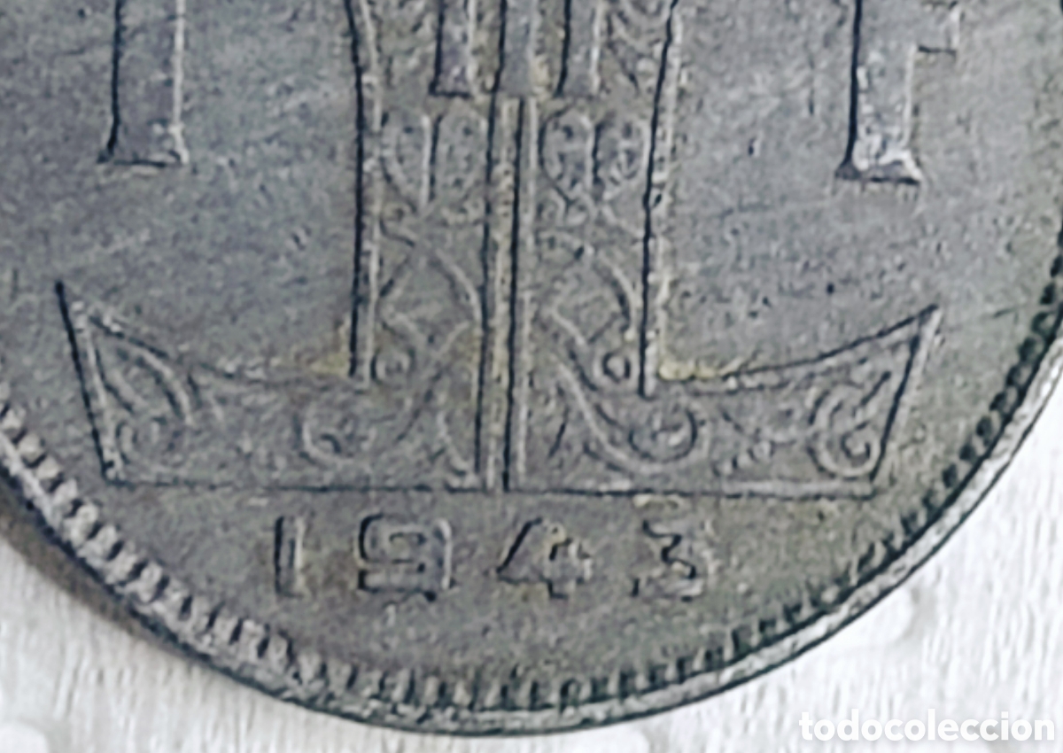 Monedas con errores: Moneda B&eacute;lgica (1943) RAR&Iacute;SIMO - Foto 29