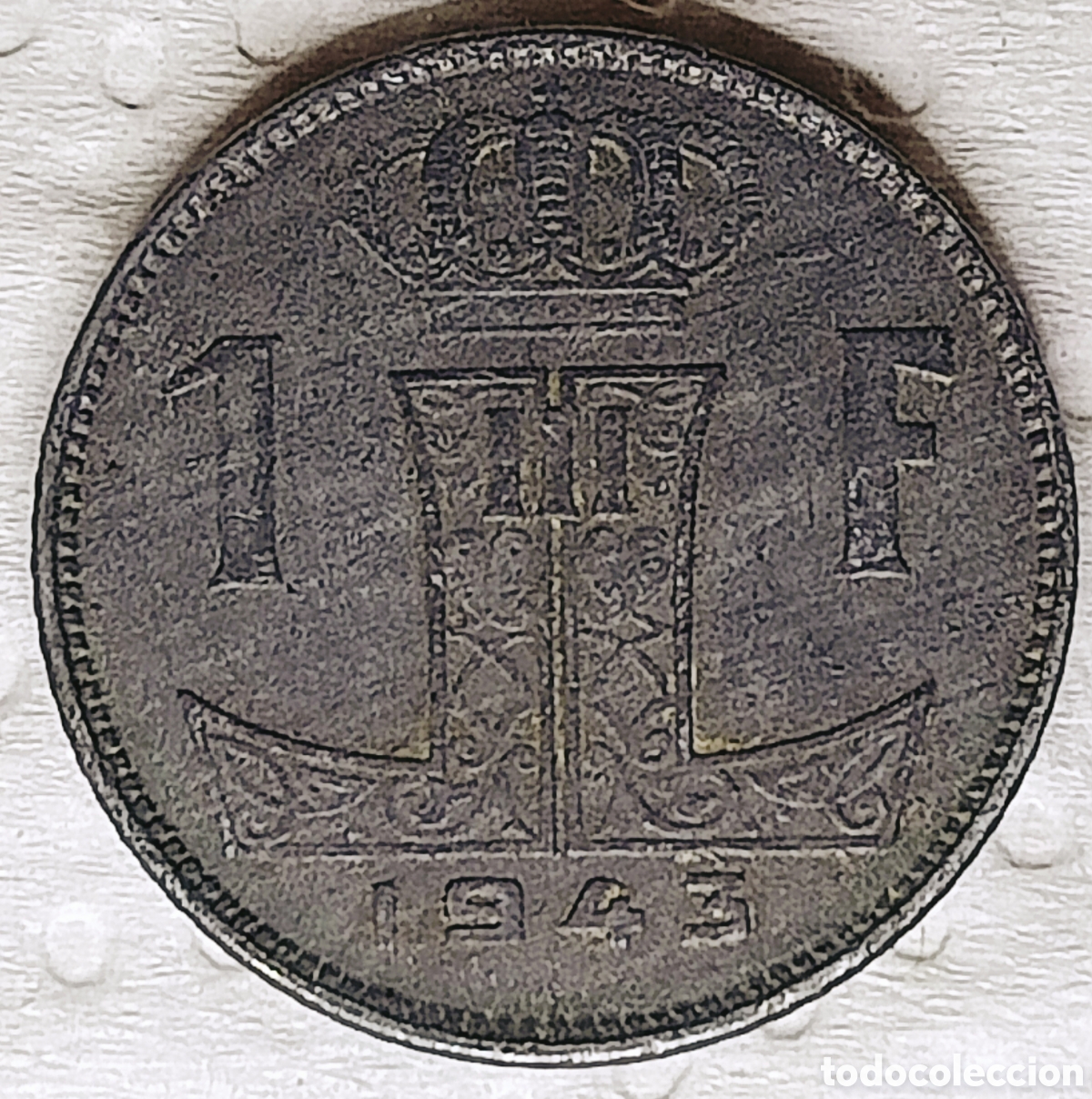 Monedas con errores: Moneda B&eacute;lgica (1943) RAR&Iacute;SIMO