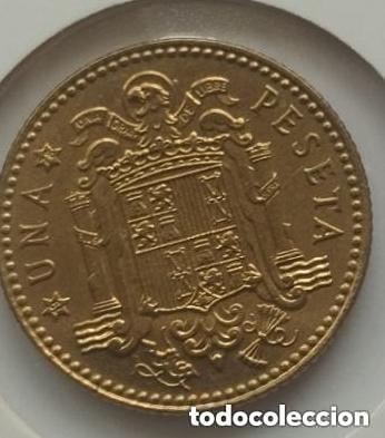 Monedas con errores: MONEDA DE 1 PESETA 1975 ESTRELLA 78 VARIANTE INGLESA - Foto 3