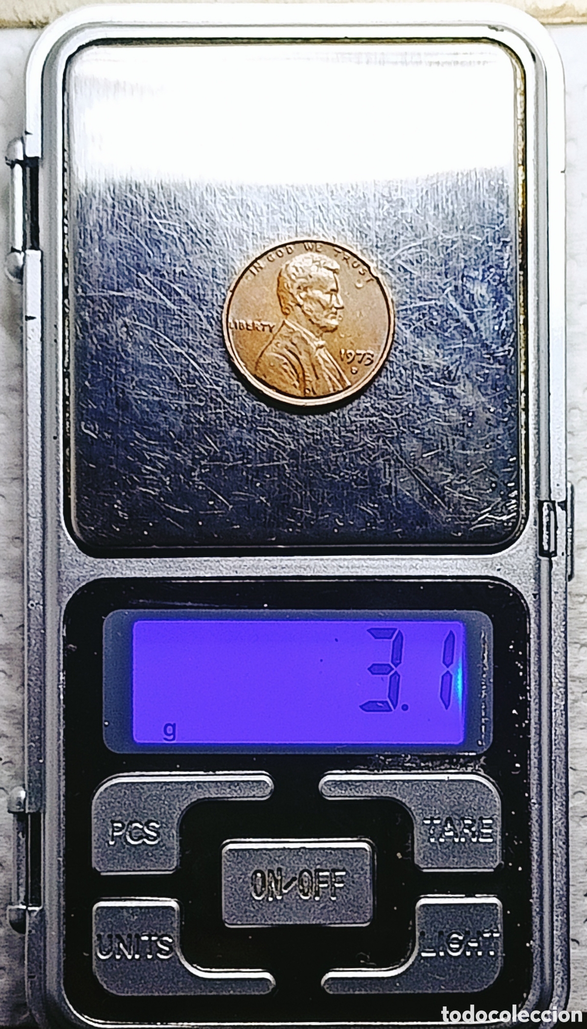 Monedas con errores: Moneda EE.UU (1973) error de acu&ntilde;aci&oacute;n - Foto 8