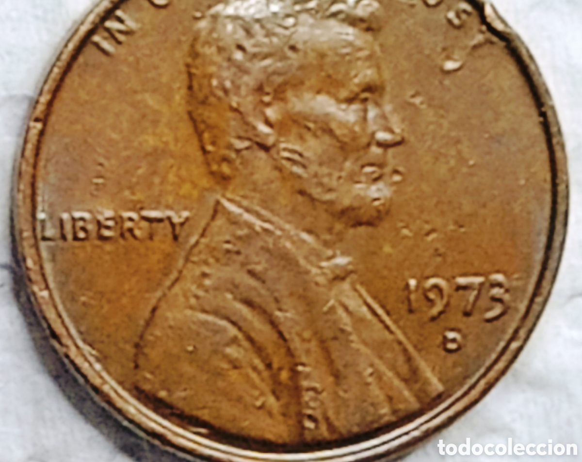 Monedas con errores: Moneda EE.UU (1973) error de acu&ntilde;aci&oacute;n - Foto 21