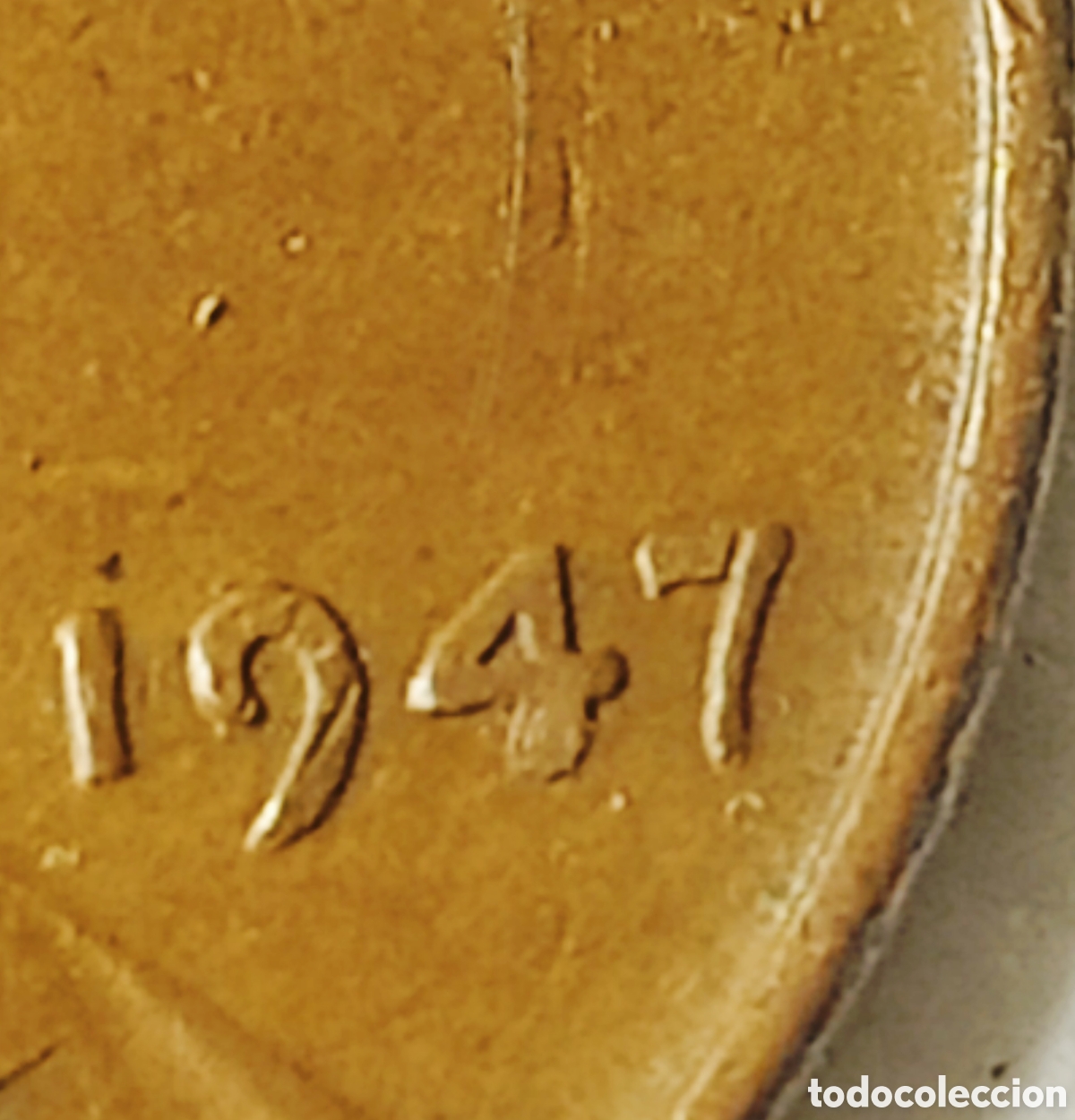 Monedas con errores: Moneda EE.UU (1947) error de cu&ntilde;o - Foto 9