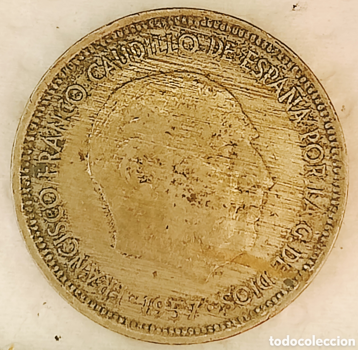 Monedas con errores: Moneda Espa&ntilde;a Mixta 5pts y 1pts (misma pieza) - Foto 2