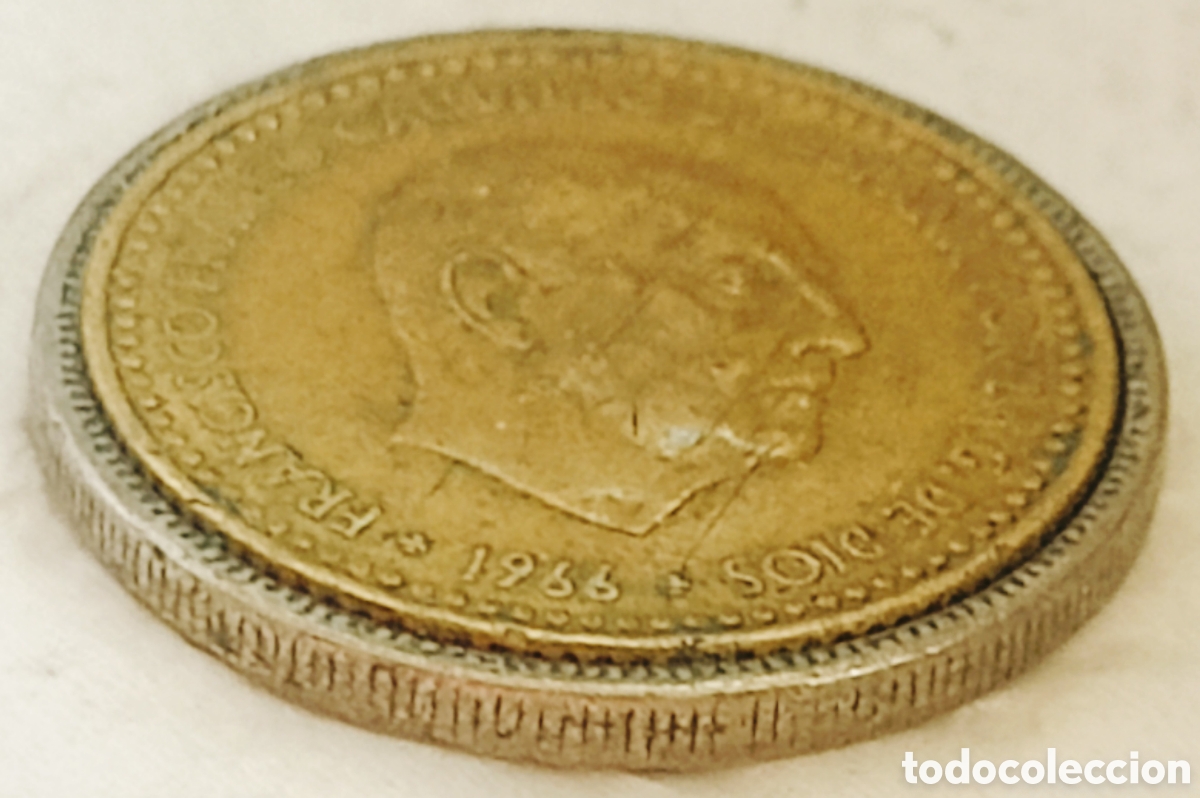 Monedas con errores: Moneda Espa&ntilde;a Mixta 5pts y 1pts (misma pieza) - Foto 23