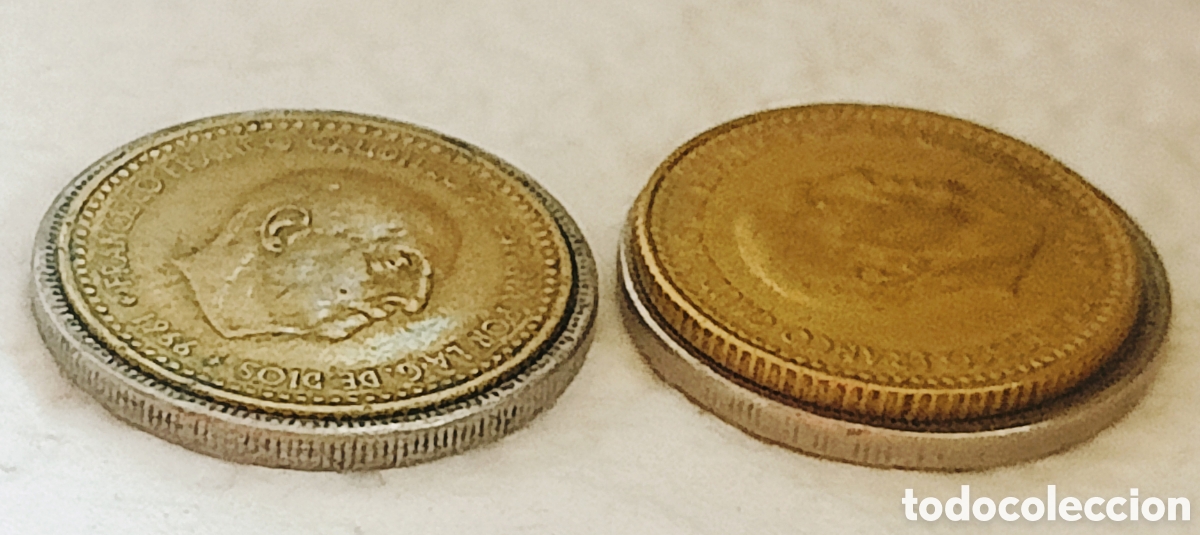 Monedas con errores: Moneda Espa&ntilde;a Mixta 5pts y 1pts (misma pieza) - Foto 29