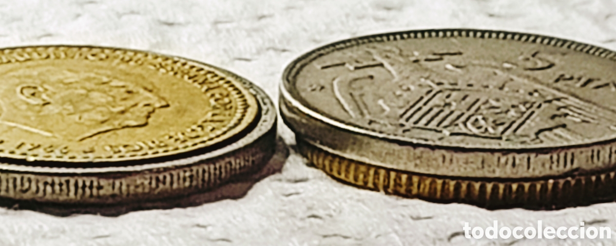 Monedas con errores: Moneda Espa&ntilde;a Bifaz (Magia) 5pts y 1pts (misma pieza) - Foto 21