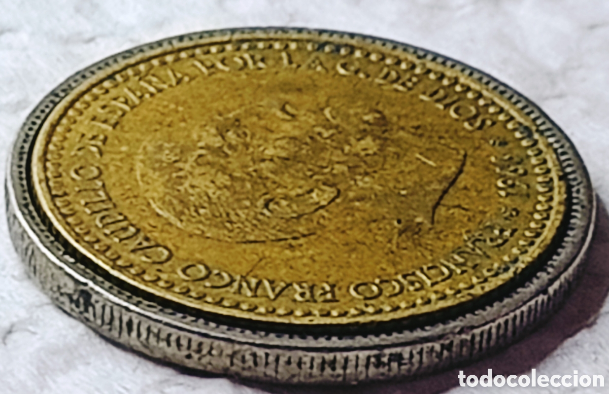 Monedas con errores: Moneda Espa&ntilde;a Bifaz (Magia) 5pts y 1pts (misma pieza) - Foto 26