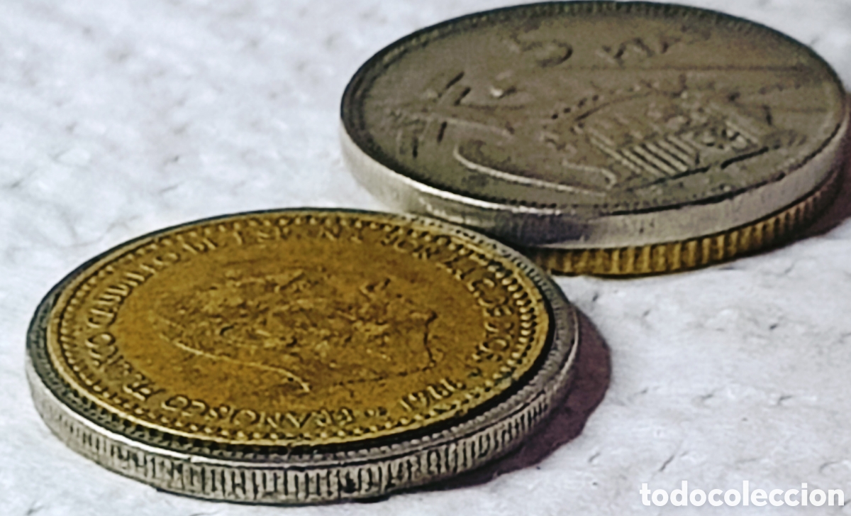 Monedas con errores: Moneda Espa&ntilde;a Bifaz (Magia) 5pts y 1pts (misma pieza) - Foto 30