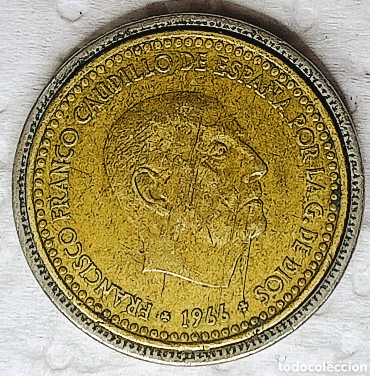 Monedas con errores: Moneda Espa&ntilde;a Bifaz (Magia) 5pts y 1pts (misma pieza) - Foto 1
