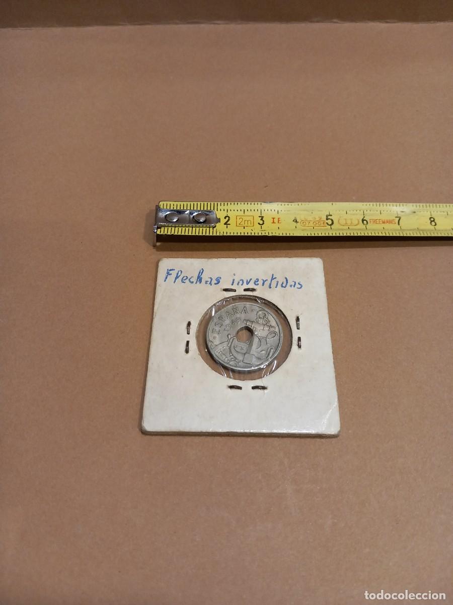 Monedas con errores: FLECHAS INVERTIDAS MONEDA CON ERROR 50 C&Eacute;NTIMOS ESPA&Ntilde;A A&Ntilde;O 1949 / COMPRA MIN&Iacute;MA 5 &euro;