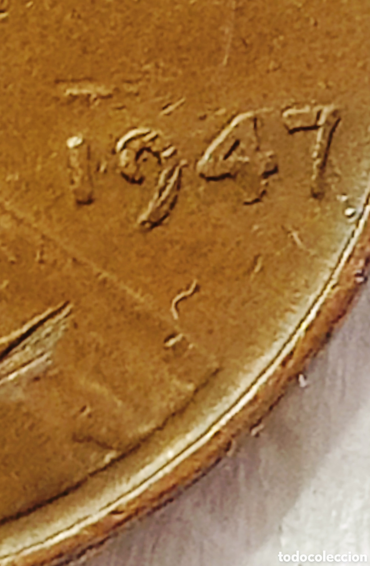 Monedas con errores: Moneda EE.UU (1947) error de cu&ntilde;o - Foto 24