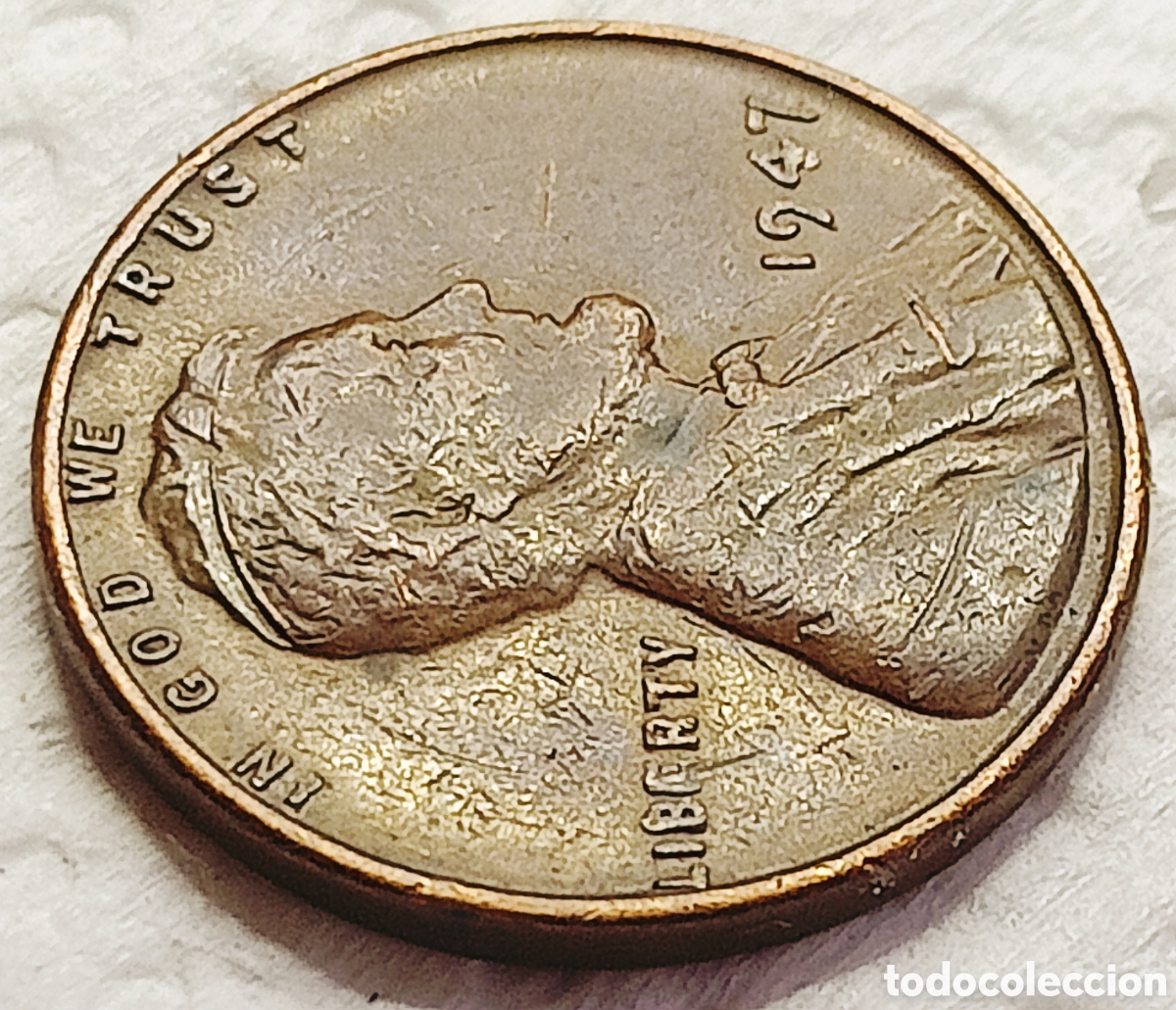 Monedas con errores: Moneda EE.UU (1947) error de cu&ntilde;o - Foto 29