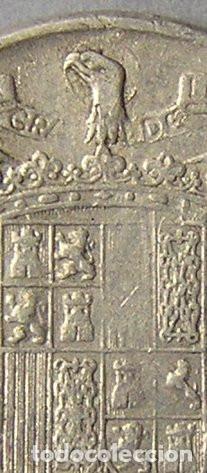 Monedas con errores: 10 CENTIMOS 1941 - VARIANTE CU&Ntilde;O EMPASTADO EN REVERSO - Foto 2