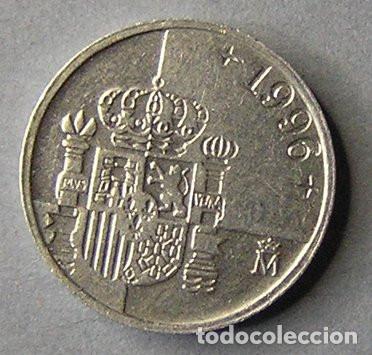 Monedas con errores: 1 PESETA 1996 - EXCESO DE METAL EN ANVERSO - Foto 3