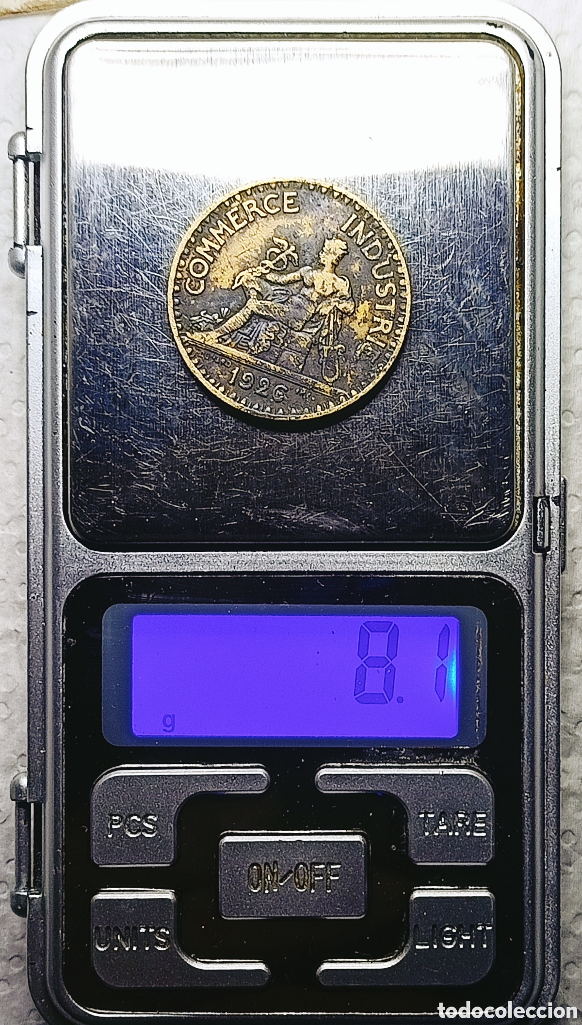 Monedas con errores: Moneda Francia (1926-2F) multi-error - Foto 3