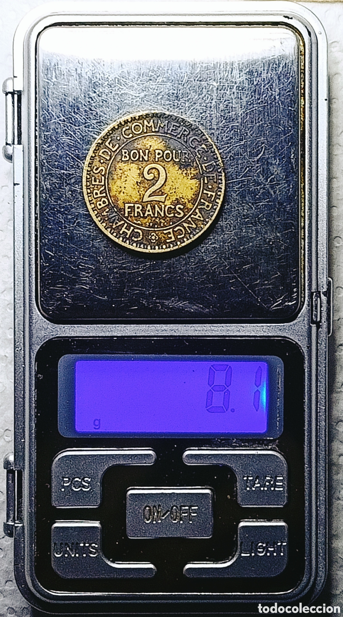Monedas con errores: Moneda Francia (1926-2F) multi-error - Foto 4