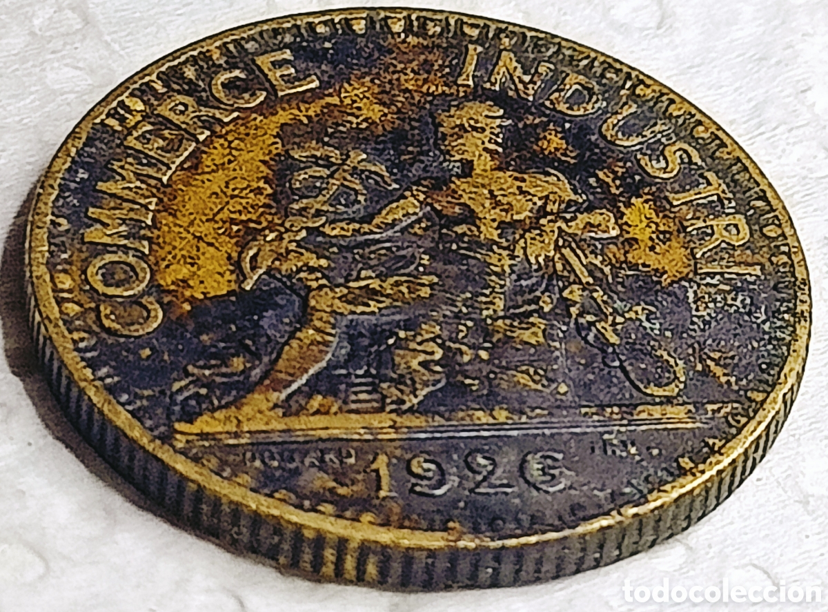 Monedas con errores: Moneda Francia (1926-2F) multi-error - Foto 21