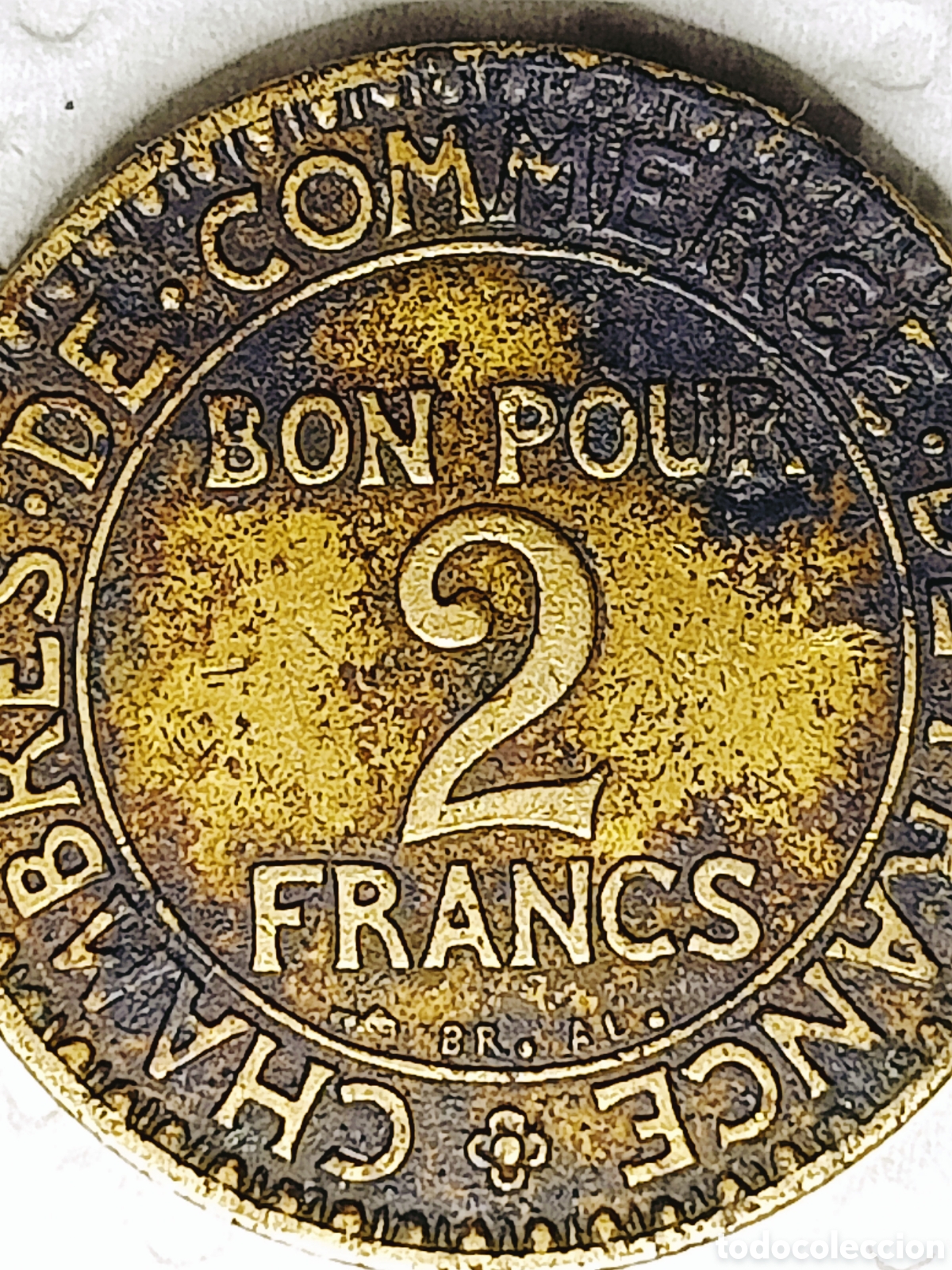 Monedas con errores: Moneda Francia (1926-2F) multi-error - Foto 23