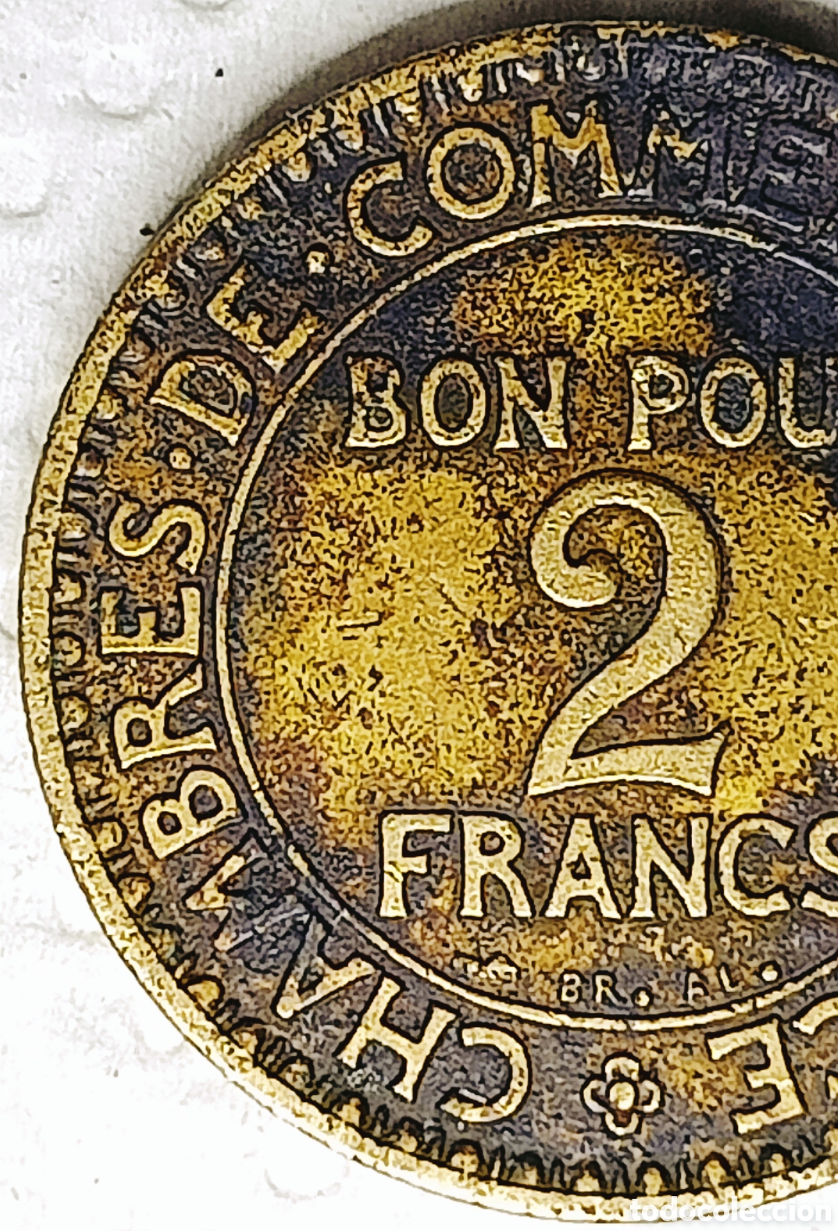 Monedas con errores: Moneda Francia (1926-2F) multi-error - Foto 24