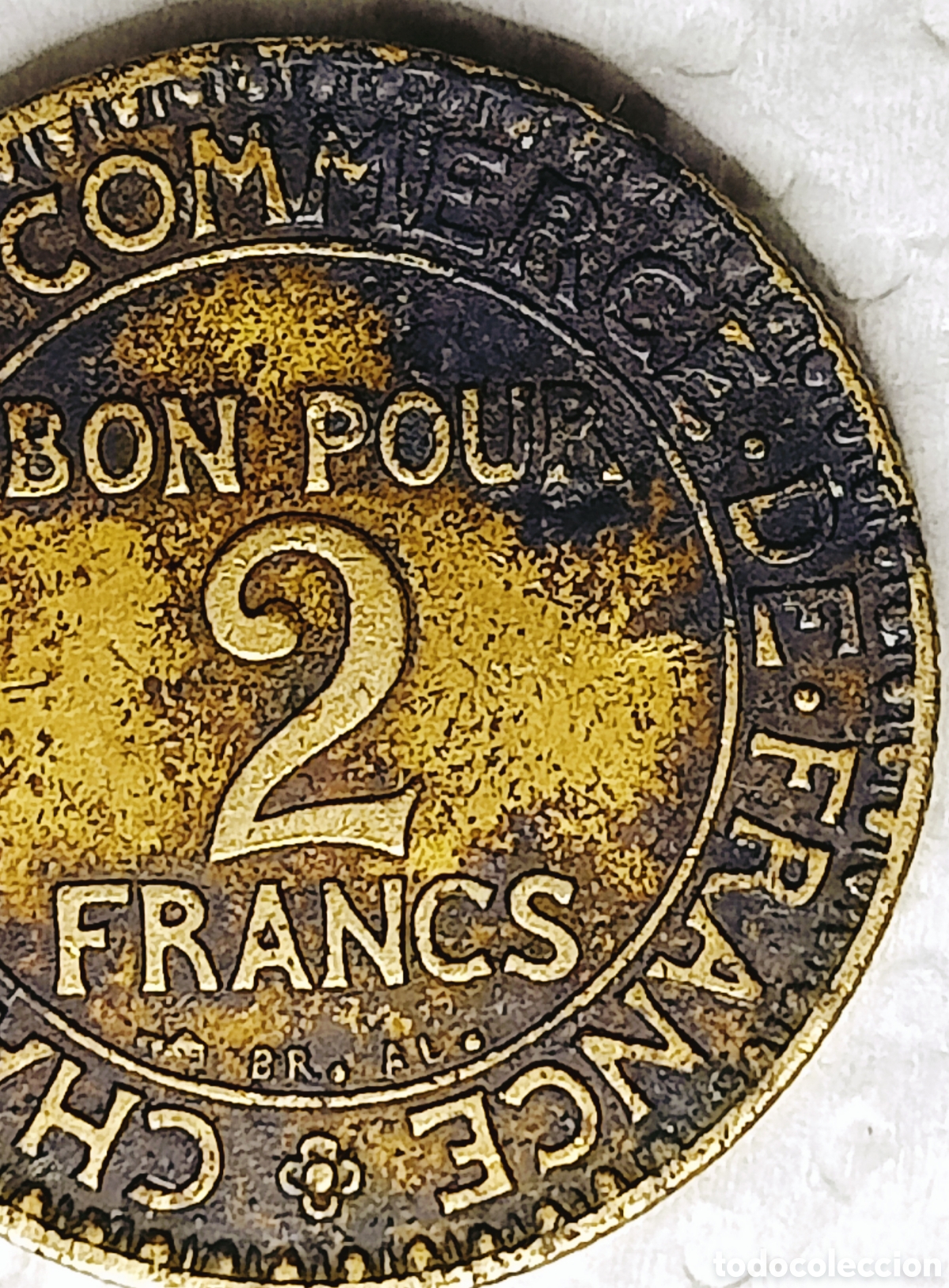 Monedas con errores: Moneda Francia (1926-2F) multi-error - Foto 25