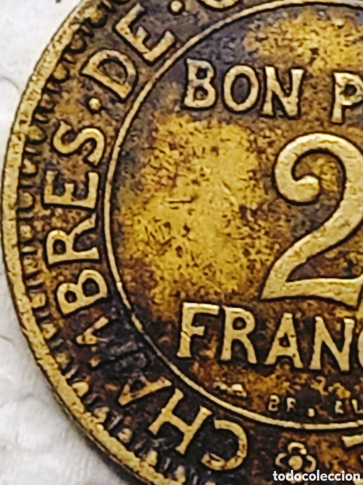 Monedas con errores: Moneda Francia (1926-2F) multi-error - Foto 27
