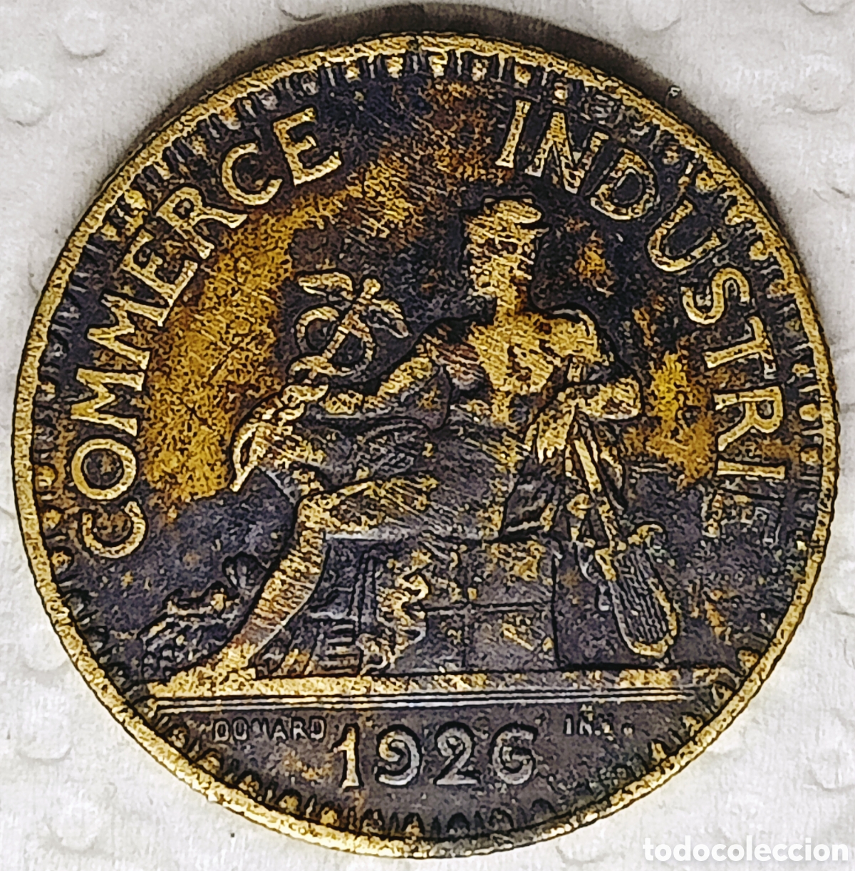 Monedas con errores: Moneda Francia (1926-2F) multi-error