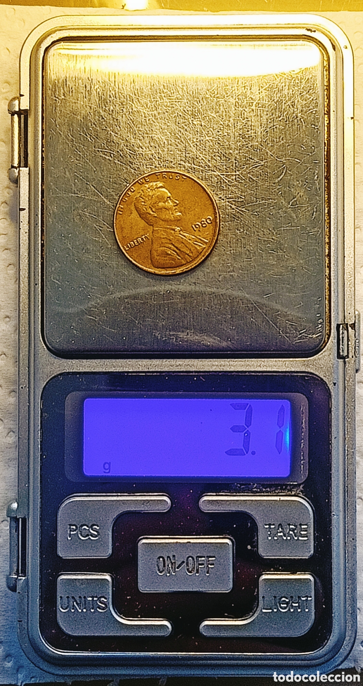 Monedas con errores: Moneda EE.UU (1980) error m&uacute;ltiple - Foto 3