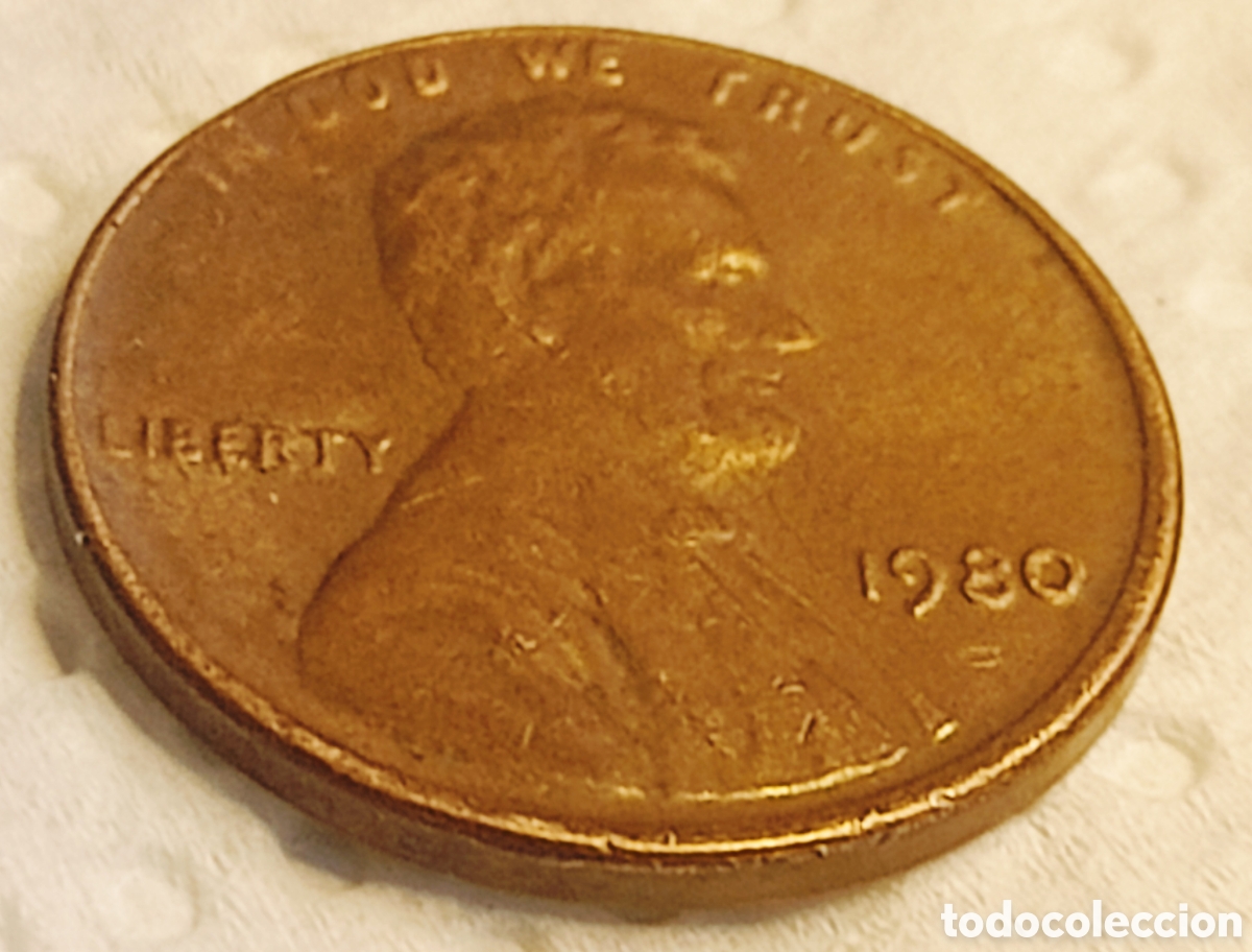 Monedas con errores: Moneda EE.UU (1980) error m&uacute;ltiple - Foto 17