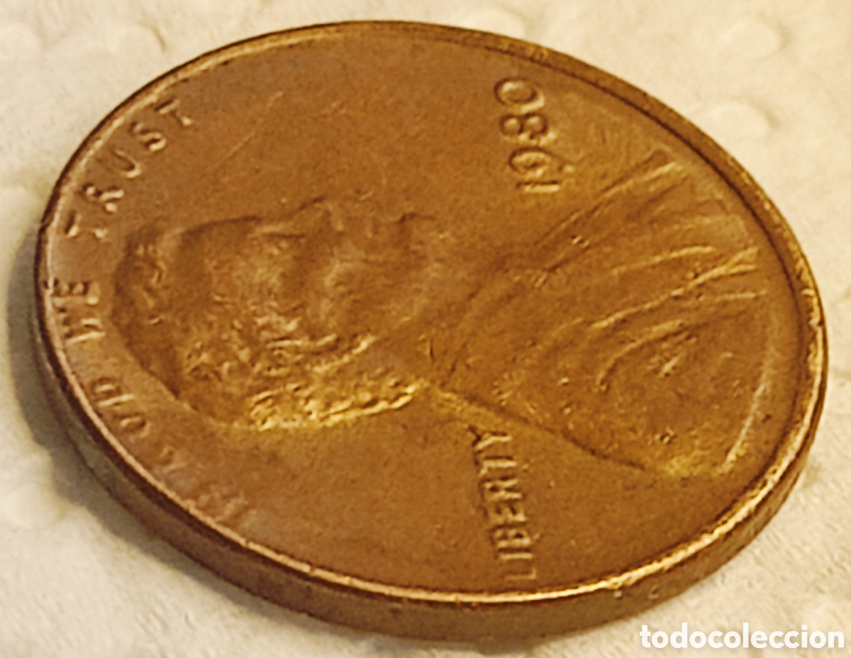 Monedas con errores: Moneda EE.UU (1980) error m&uacute;ltiple - Foto 18