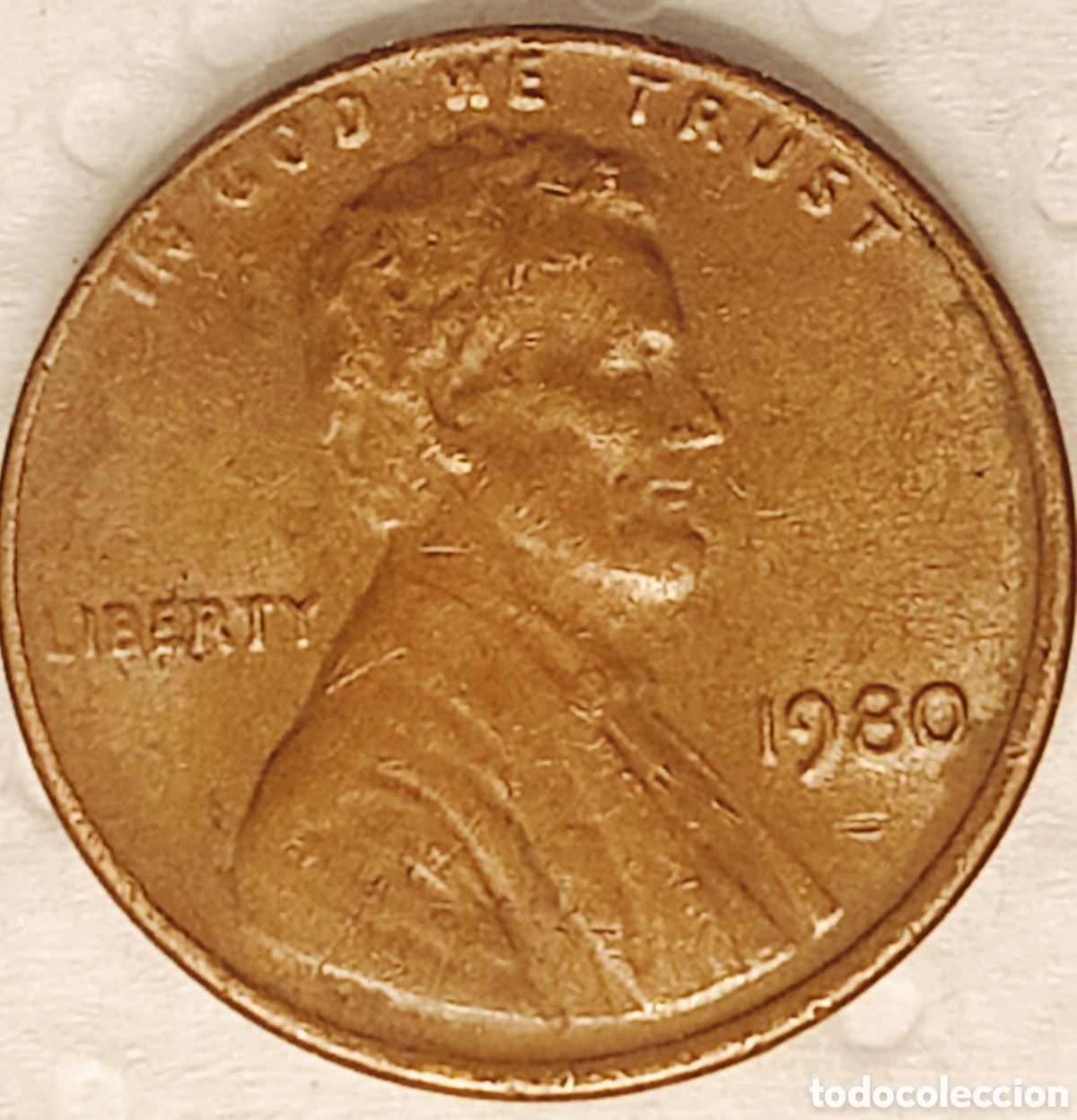Monedas con errores: Moneda EE.UU (1980) error m&uacute;ltiple