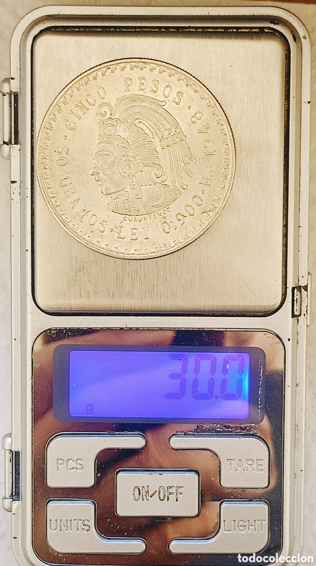 Monedas con errores: Moneda M&eacute;xico 5 Ps Plata (1948) variante - Foto 8