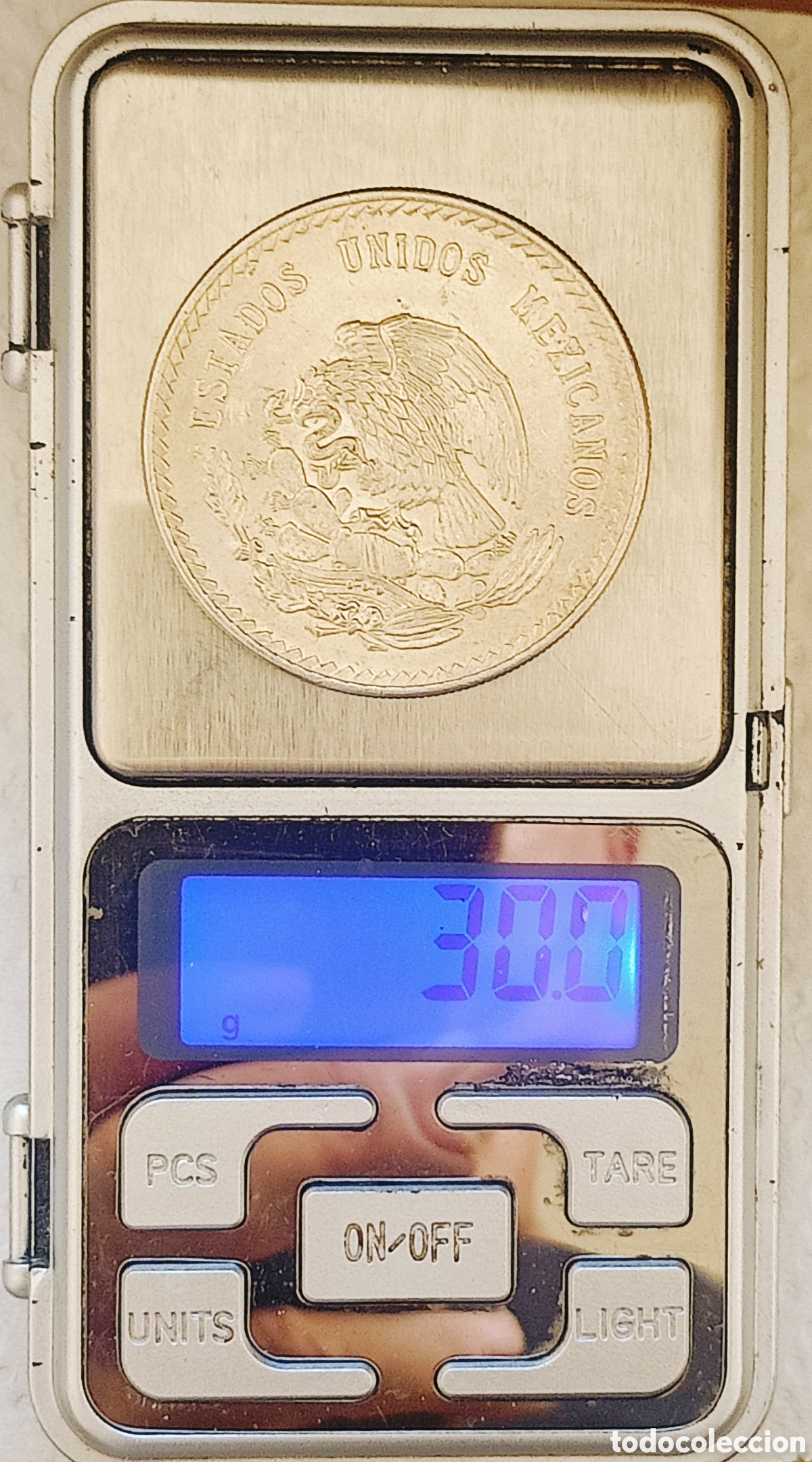 Monedas con errores: Moneda M&eacute;xico 5 Ps Plata (1948) variante - Foto 9